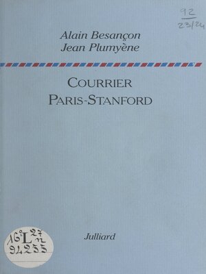 cover image of Courrier Paris-Stanford